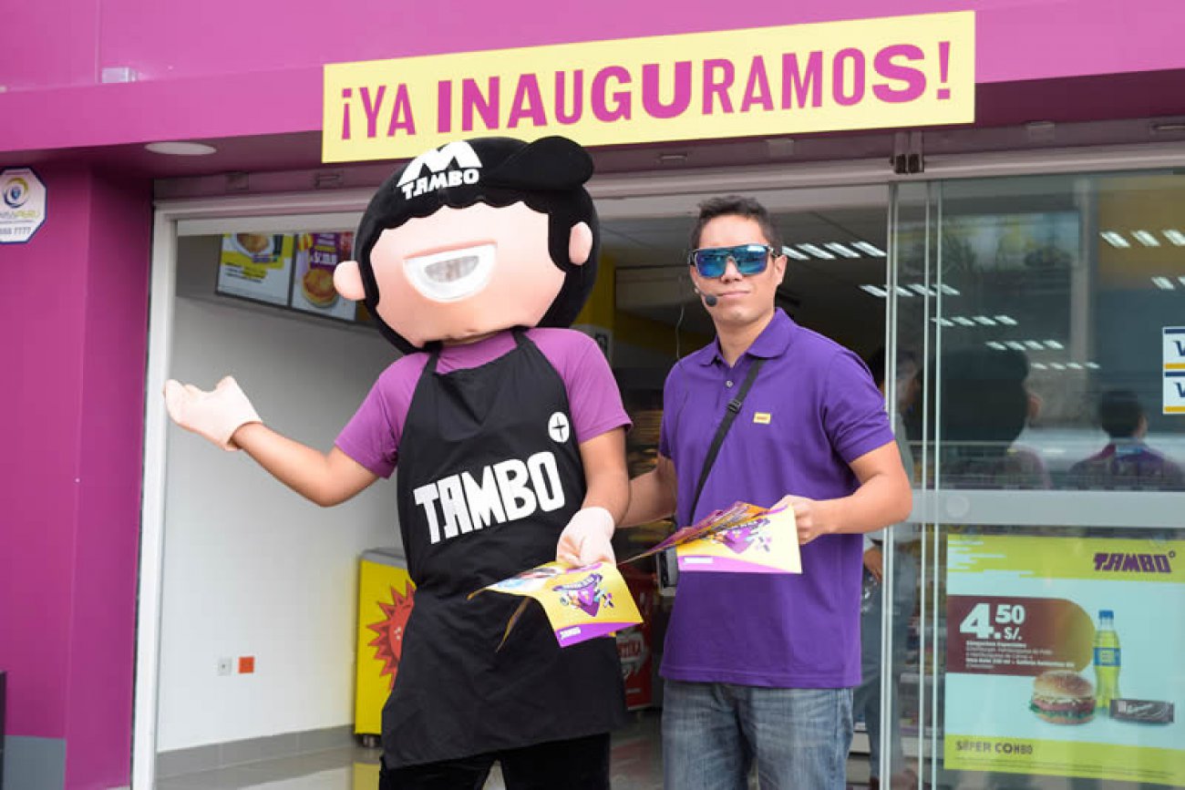 Tambo - 70 activaciones BTL lanzamiento e inauguración de tiendas