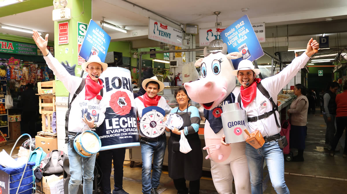 campañas btl para fidelización de clientes de lata tradicional de leche gloria
